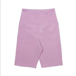 Girlfriend collective high rise bike short lilac